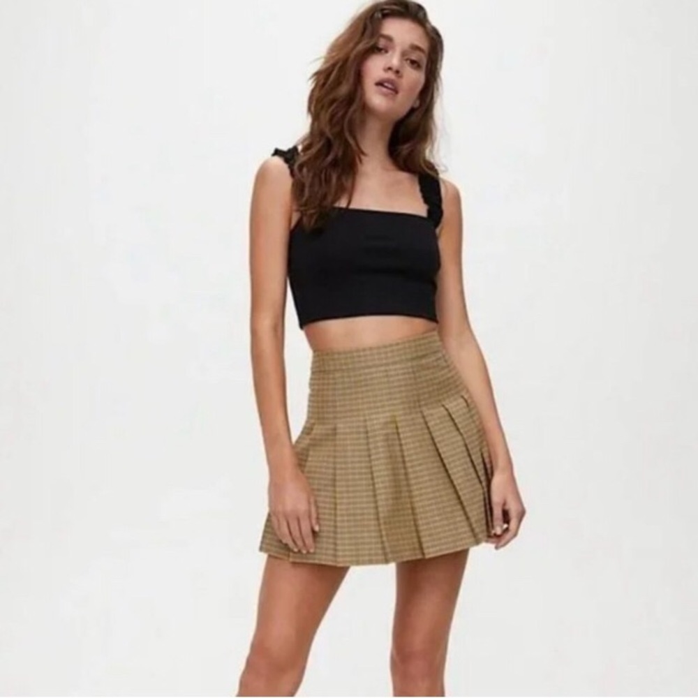 Sunday Best pleated mini golden yellow 2
